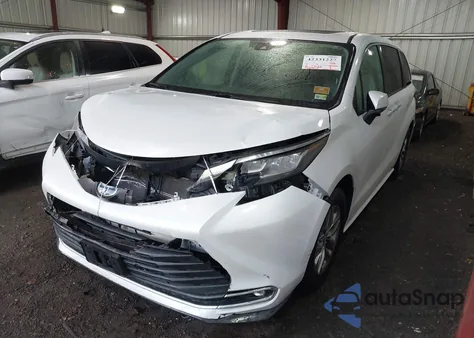 2022 Toyota Sienna Xle из США, поврежденный, VIN 5TDYRKEC0NS098197